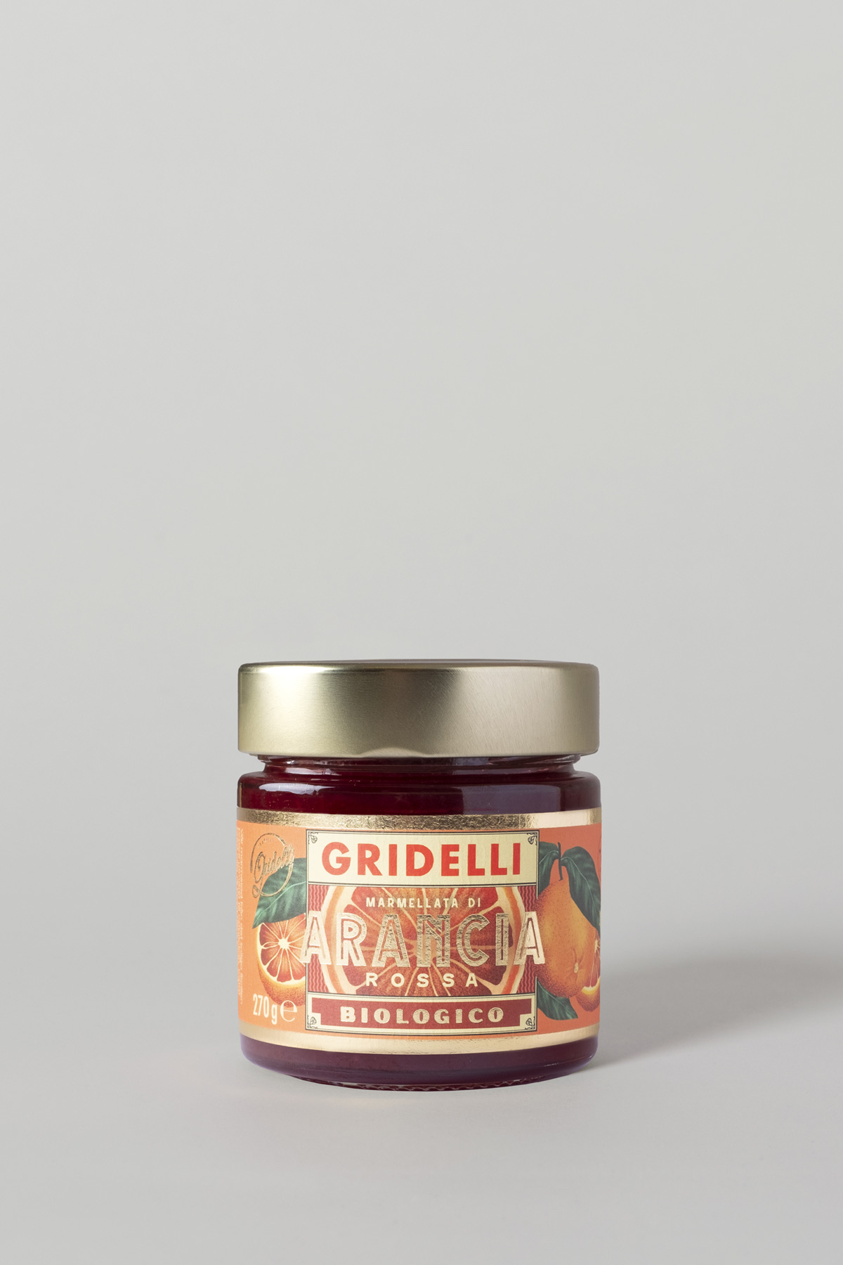 Marmellata di Arancia rossa, Organic, 270 g